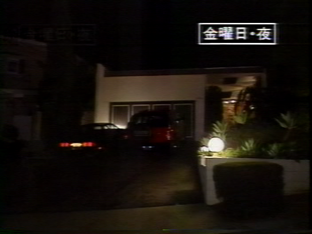 民家(夜)